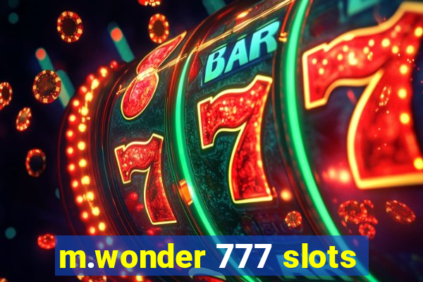 m.wonder 777 slots